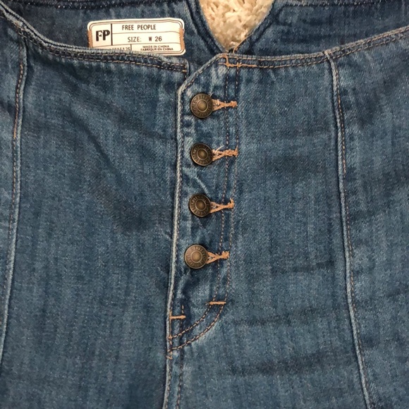 Free People Wide Flare Jeans - Picture 2 of 5